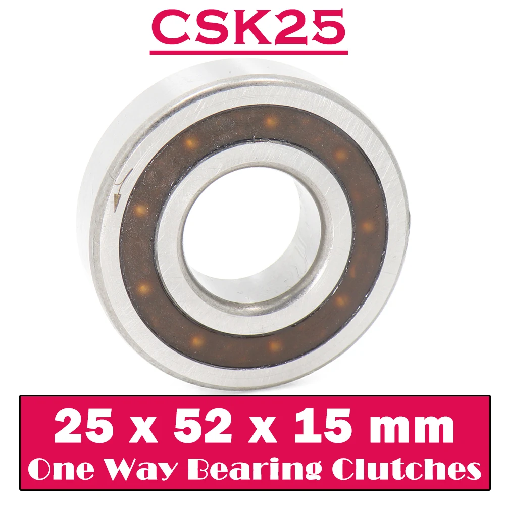CSK25 односторонняя муфта подшипника 25*52*15 мм (1 шт.) без Keyway CKK25 CSK6205 подшипники сцепления свободного колеса CSK205