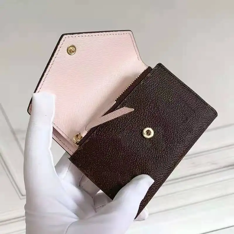 

2021 New Luxury Brand Women's Wallet Folding Short Wallet Ladies Clutch Fixed Wallet Change ID Card Credit Card Bag Designer