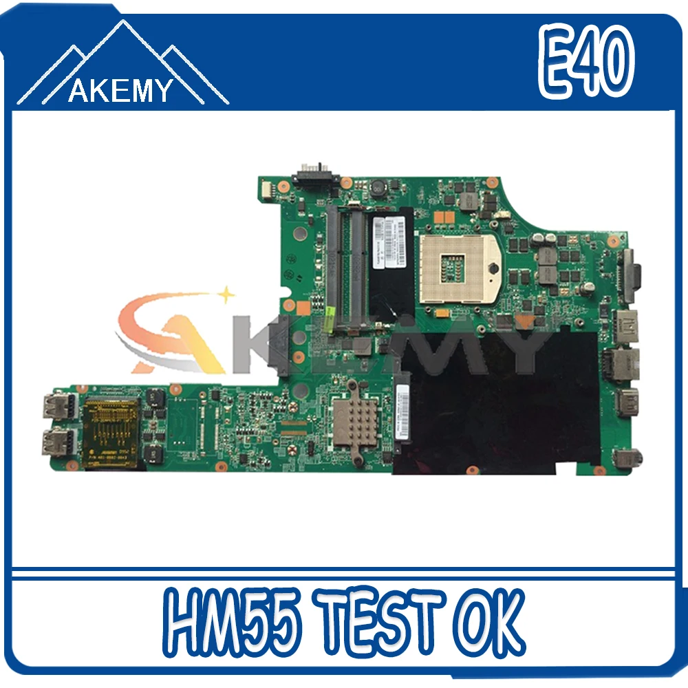 

Akemy DAGC5AMB8H0 For Lenovo Thinkpad E40 Laptop Motherboard FRU 04W3600 63Y2130 63Y1596 PGA989 HM55 100% Test Work