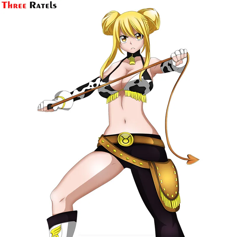 

Three Ratels F217 Cute Cheerleaders Girls Sticker For Passat b7 Car Accessories Anti Scratch Film Laptop Luggage Vinyl Decal