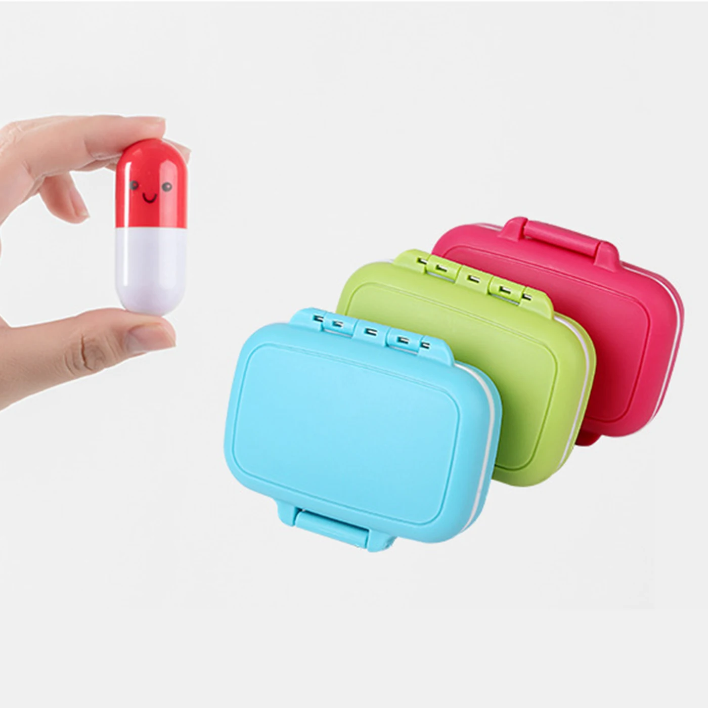 3 сетки мини таблетки чехол таблетница карманная домашнего путешествия