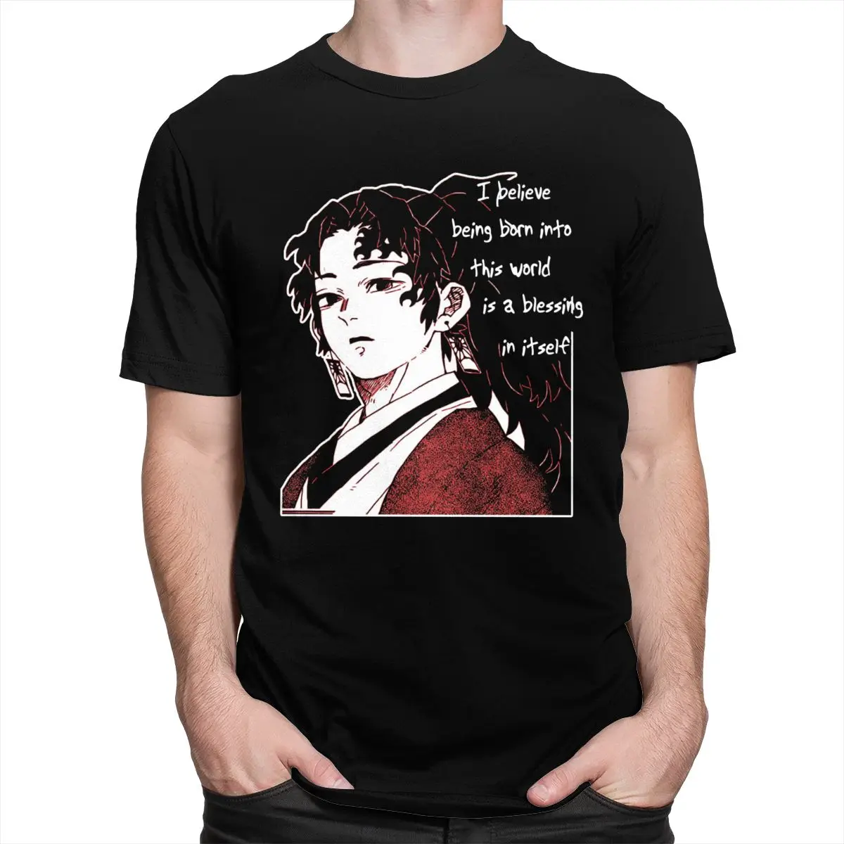 Забавные мужские футболки с коротким рукавом изображением кицунэ манги