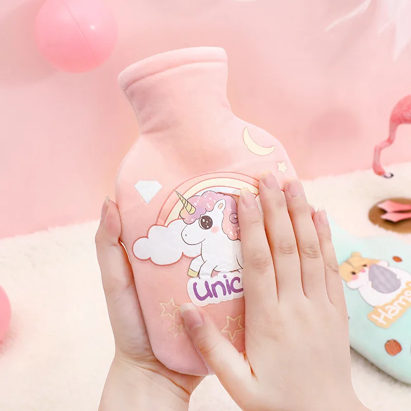 Мультяшные бутылки для горячей воды мини-бутылка зимняя обязательная