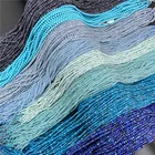 2021 Новые бусины из натурального камня 2 мм 3 мм, синий кварц, кристалл бирюзы, аквамарины, бусины для бисероплетения, аксессуары для браслетов своими руками, 38 см