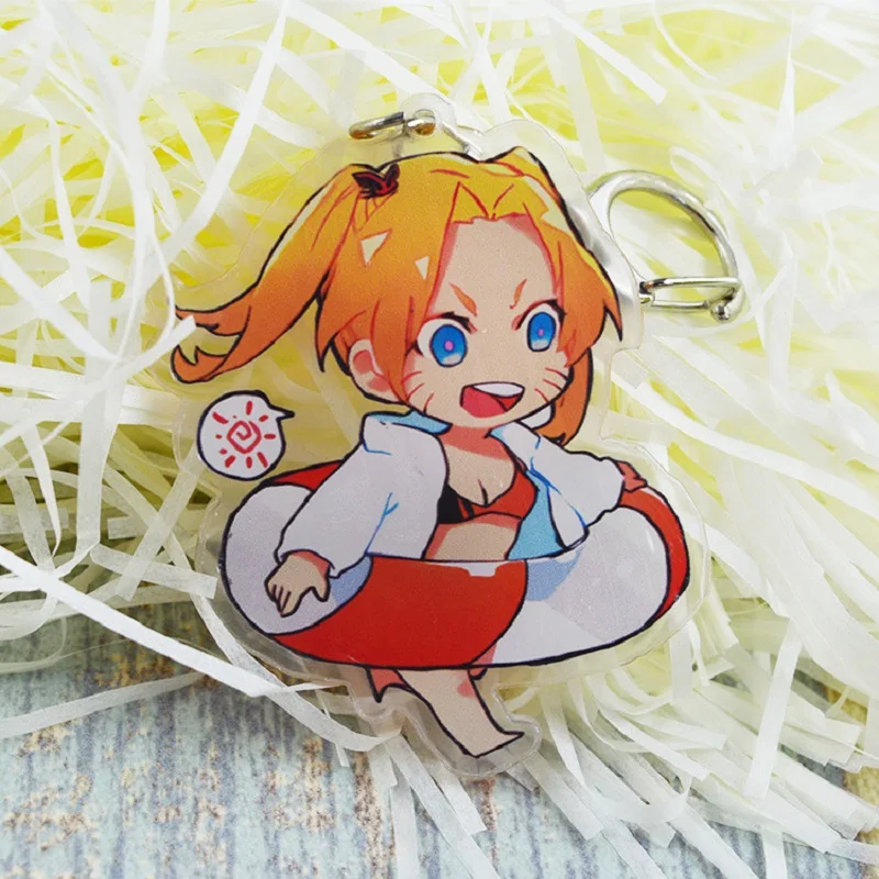 

Naruto Key Chain Pendant Naruto Kakashi Sasuke Swimming RingKey Chain Delicacy Handmade Bag Trinket Keyring Gift