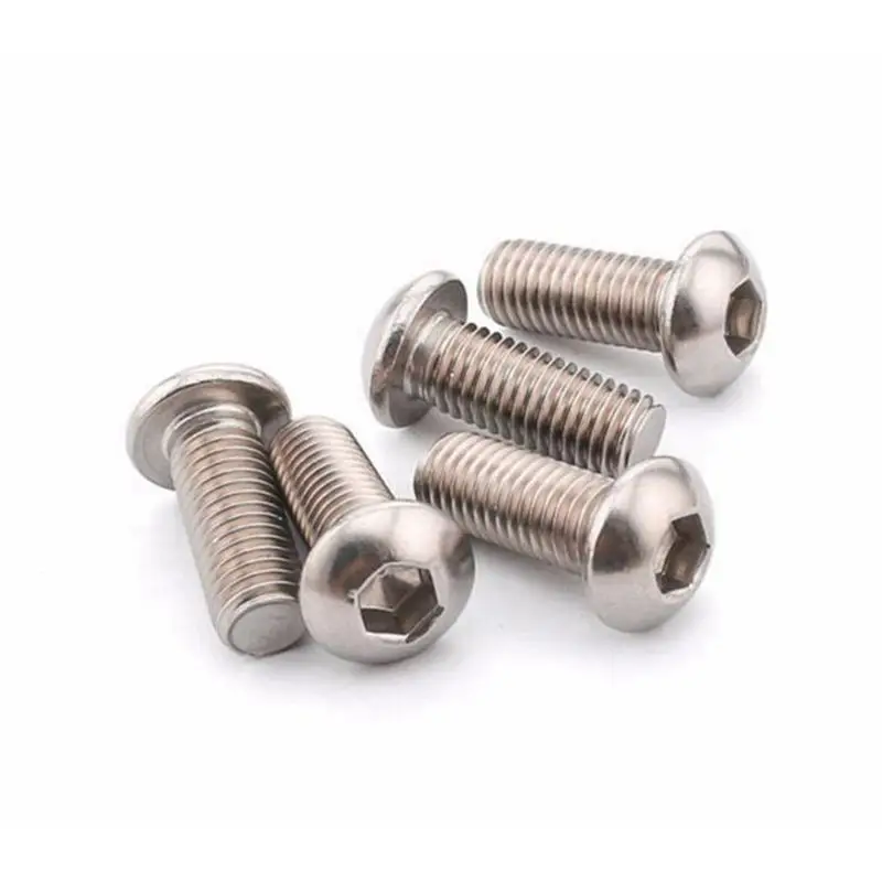 

80pcs M5x10mm Stainless Steel Button Head Hex Socket Cap Screws Bolts