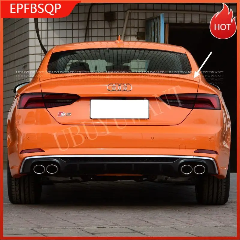 EPFBSQP автомобиля задний багажник спойлер для Audi A5 2017 2018 2019 2020 Высокое качество ABS