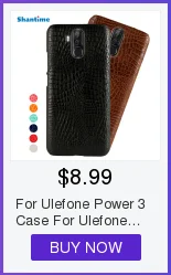 Для Ulefone power 3 чехол для Ulefone power 3S крокодиловая текстура чехол для телефона кожаная задняя крышка для Oukitel K6 Vernee X сумка чехол