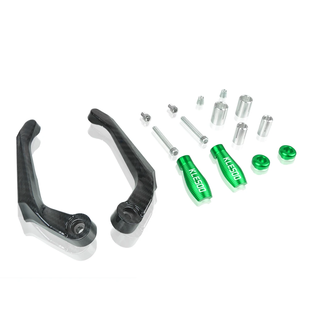 Ручки для мотоциклов kawasaki KLE 500 KLE500 1991-2007 1992 1993 CNC рычаги тормоза сцепления защита
