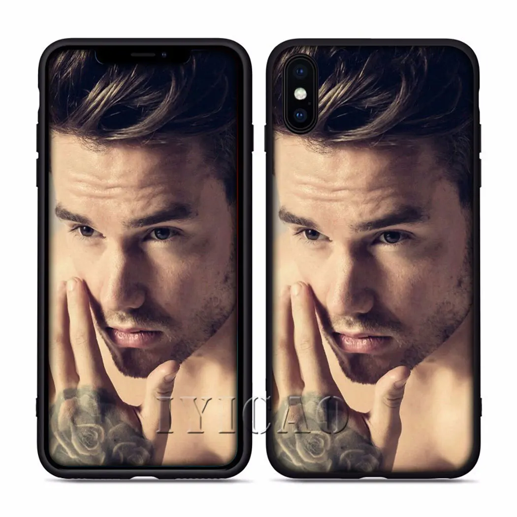 IYICAO 1D Лиам Пейн мягкий силиконовый телефон для iPhone X XS XR Max 6 6s 7 8 Plus 5 5S SE 10 11 pro
