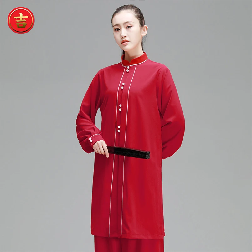 Весенне-осенняя Изысканная традиционная китайская одежда для мужчин Тай-Чи