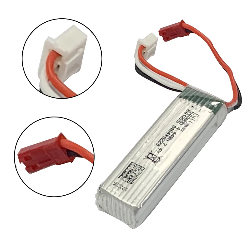 Parkten-Bater&iacute;a de A160-J3 Wltoys Original, bater&iacute;a li-po A160 J3 de alta calidad, 7,4 V, 600mAh, 4.44WH-2