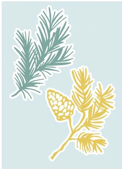 

Pine leaf Metal Cutting Dies Stencils for DIY Scrapbooking Decorative Embossing DIY Paper Cards 1001