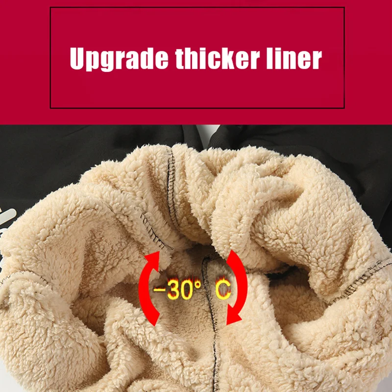 

New Arrival Men Athletic Pants Fleece Lined Thick Trousers Casual Loose Warm Joggers Winter Pants