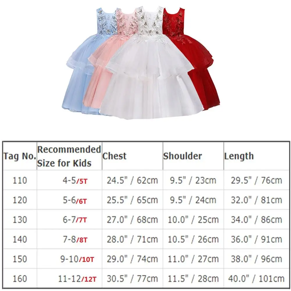 Butterfly Princess Dress Flower Girls Wedding Bridesmaid Dresses for Kids Tulle Long Elegant Ball Gown Party |