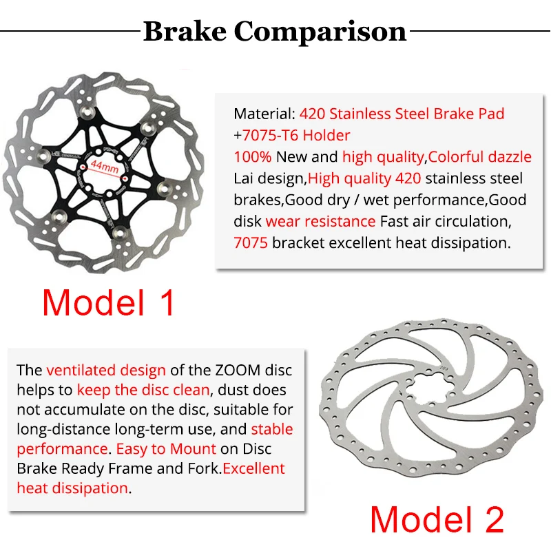 Улитка дисковый тормозной ротор MTB велосипед плавающий ротора рассеивания тепла