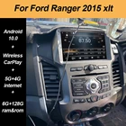 Автомагнитола для Ford Ranger 2015 Xlt, Android 10, 6 ГБ ОЗУ, 128 Гб ПЗУ, 2Din