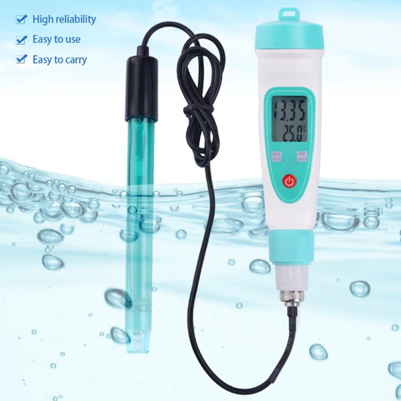 Ph Meter Ph-220W Tester Portable 0-14 Pen Type Precision Instrument With Buffer Power | Инструменты