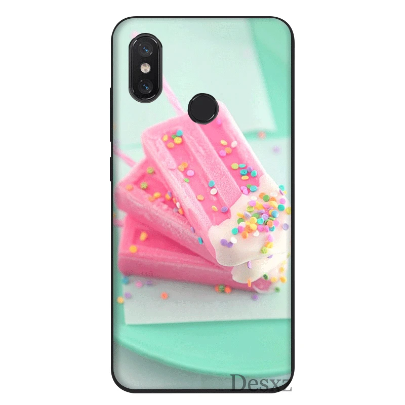 Мобильный чехол для телефона из ТПУ Xiaomi Redmi Note 4 4X5 6 7 Pro 5A Обложка розового цвета с
