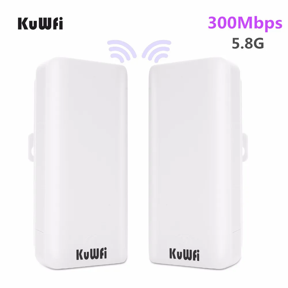 2 шт. KuWFi 1 3 км 300 Мбит/с Открытый CPE маршрутизатор 5G беспроводной точка доступа Wi Fi