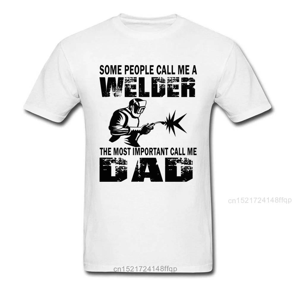 Футболка мужская с забавным принтом сварщика тенниска из хлопка надписью