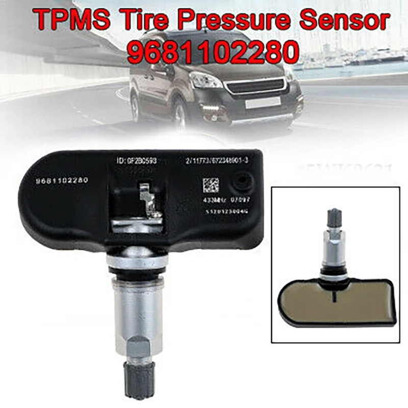 

9681102280 TPMS 433 Peugeot 407 207 307 607 508 Citroen C4 5 6 7 8 807