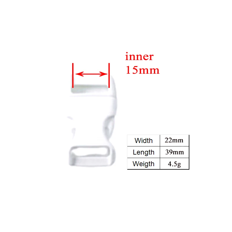 (Пластиковая пряжка + Тройная крышка квадратный держатель D-образное кольцо