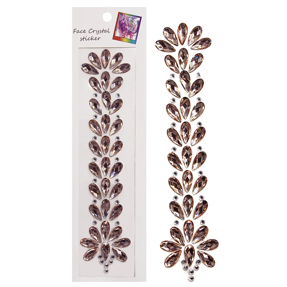 3D кристалл наклейка на лоб музыка праздничные Волосы блестящие стразы украшения