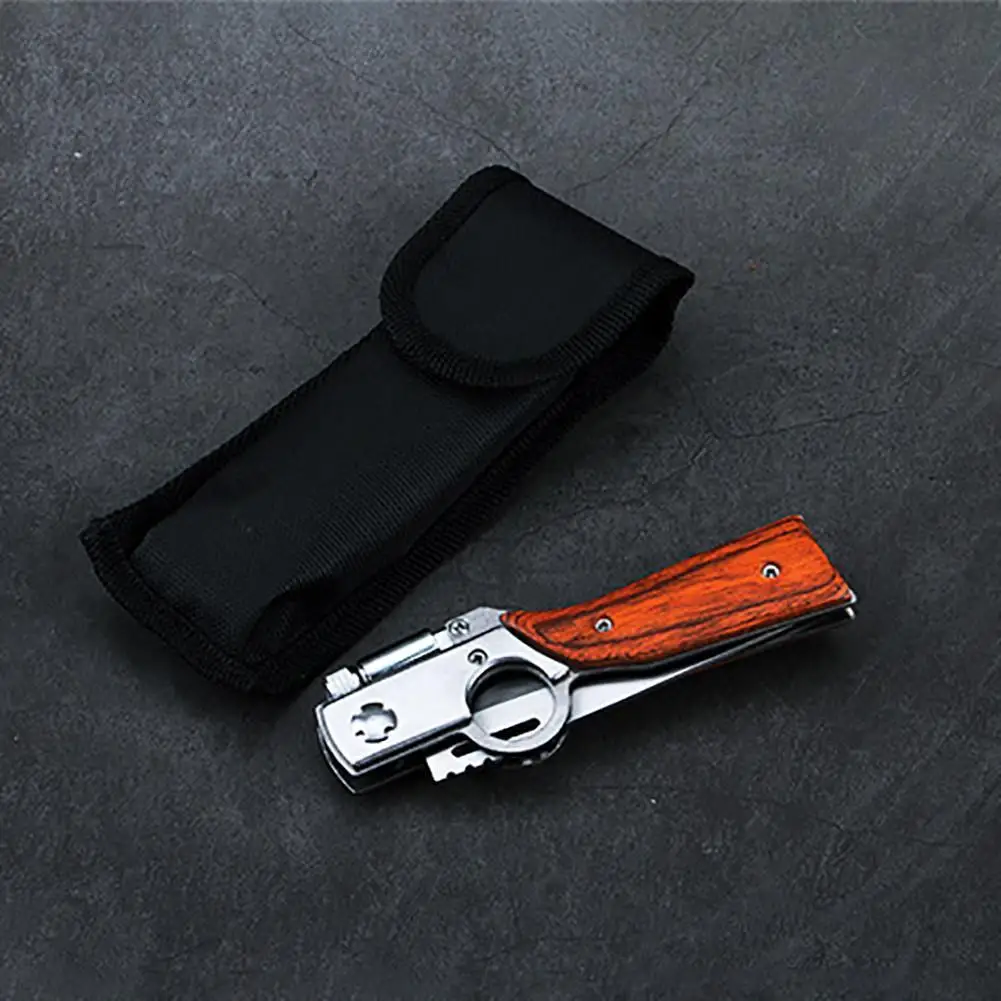 OOTDTY AK47 карманный тактический складной нож в форме пистолета, карманный нож для выживания, охоты, кемпинга, светодиодный, Новинка