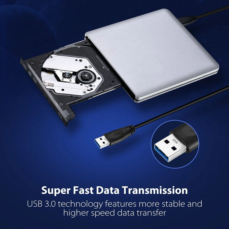 USB 3 0 Внешний Blu Ray оптический привод Bluray bd rw горелка BD RE CD/DVD Writer Play 3D 4K диск для