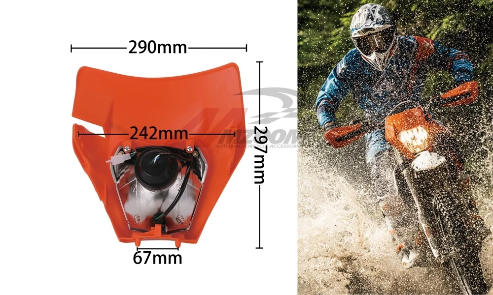Фара мотоцикла для 18 KTM Headligt EXC XCF SX F SMR Enduro Байк мотокросс супермотор