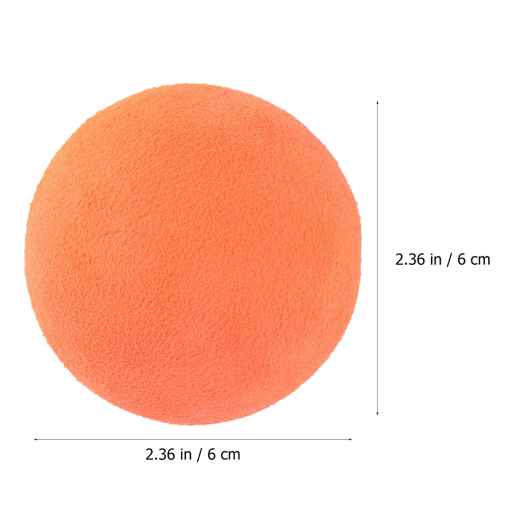 

5Pcs Practice Balls 60mm Sponge Balls for Indoor Outdoor Backyard Training