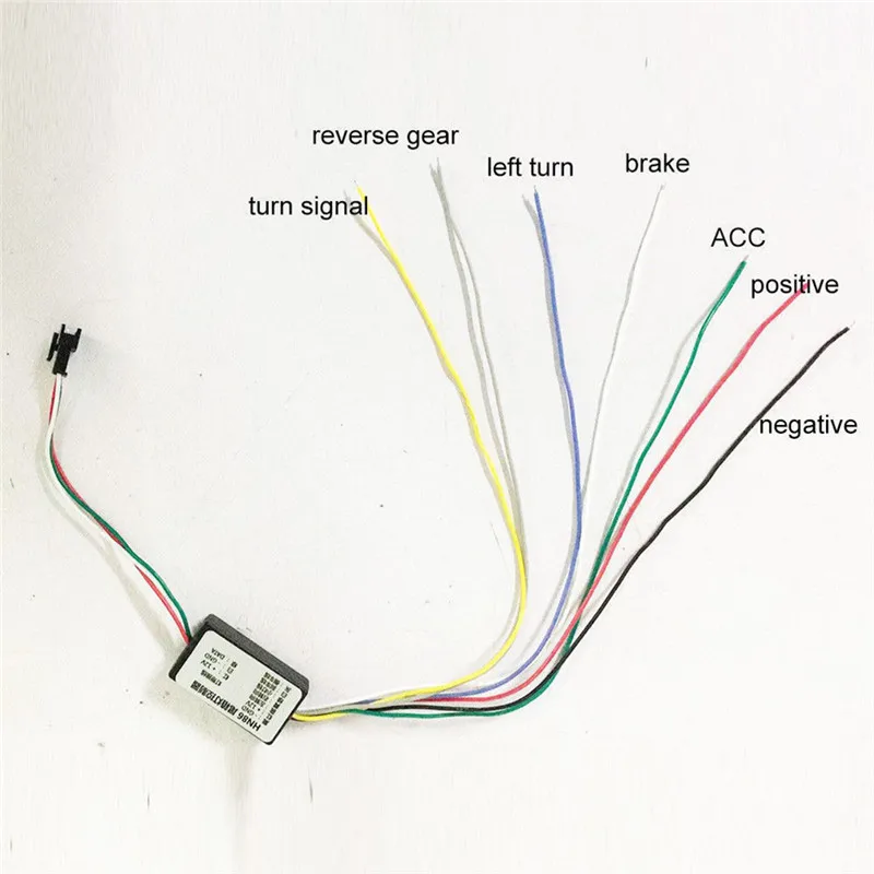 1 2 m 12V RGB потока Тип светодиодный автомобиль задней полосы Водонепроницаемый