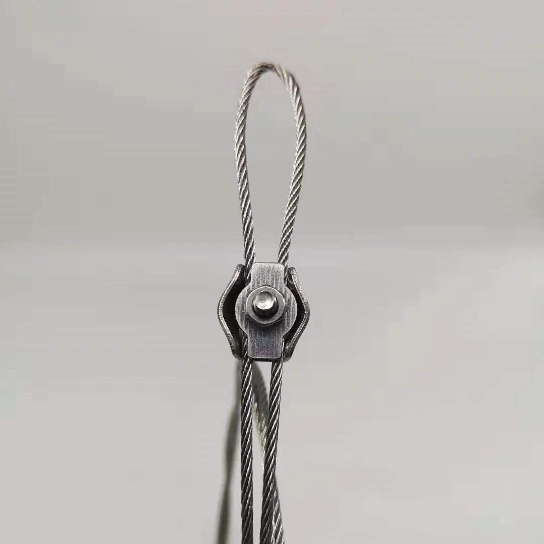 

50 pcs M2 Simplex Cable Clamp Wire rope Clips fixing for wire rope
