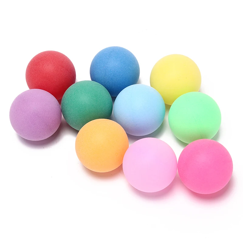 

100Pcs/Pack 40mm Mixed Colors Entertainment Table Tennis Balls Colored Ping Pong Balls For Game And Advertising