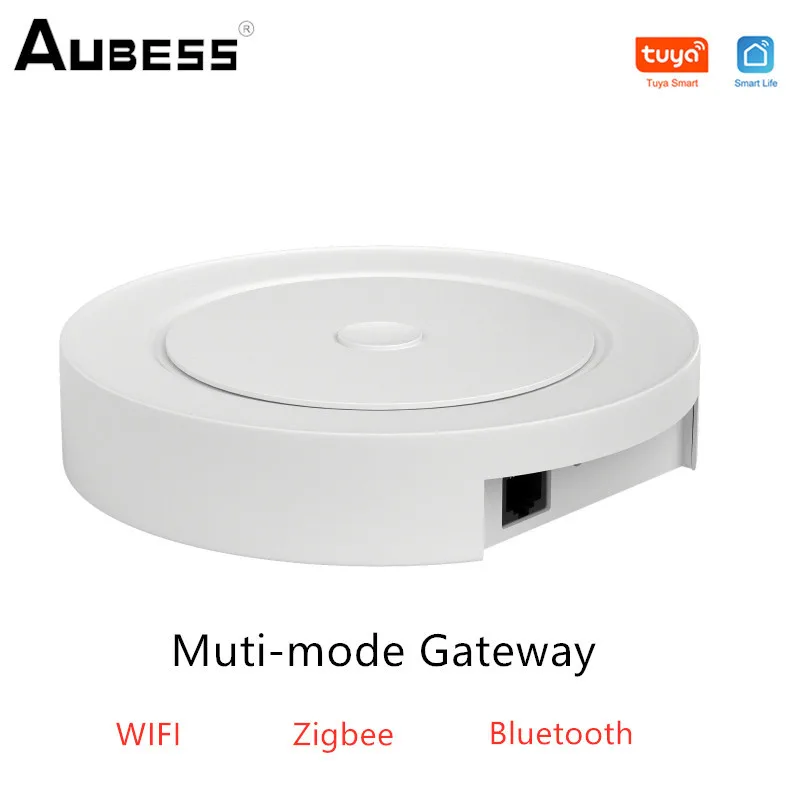 

Сетевой смарт-шлюз Aubess ZigBee, многорежимный проводной хаб с Wi-Fi и Bluetooth, управление через приложение, работает с Alexa и Google Home