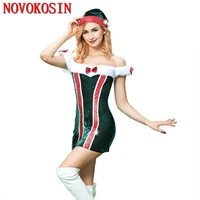18 style 2021 christmas cosplay costume sexy men long cape with gay underwear women white fur red velvet dress with stocking hat