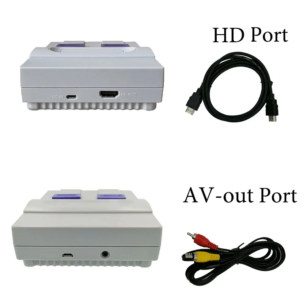 Мини 8 бит семейная ТВ Видео игровая консоль AV /HD выход 333/500 классических игр