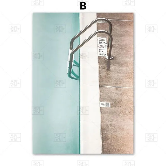 Настенная Картина на холсте с изображением солнечного света пляжа моря женщины