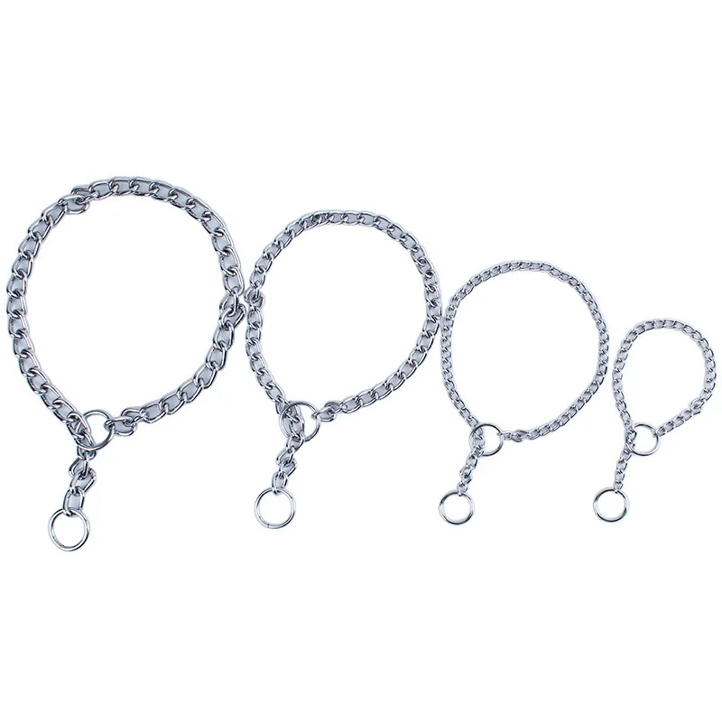 

4 Size Stainless Steel Ship Chain Collar For Dog Adjustable Pet Accessories Dog Collar For Small Medium Large Dog Pitpull Collar