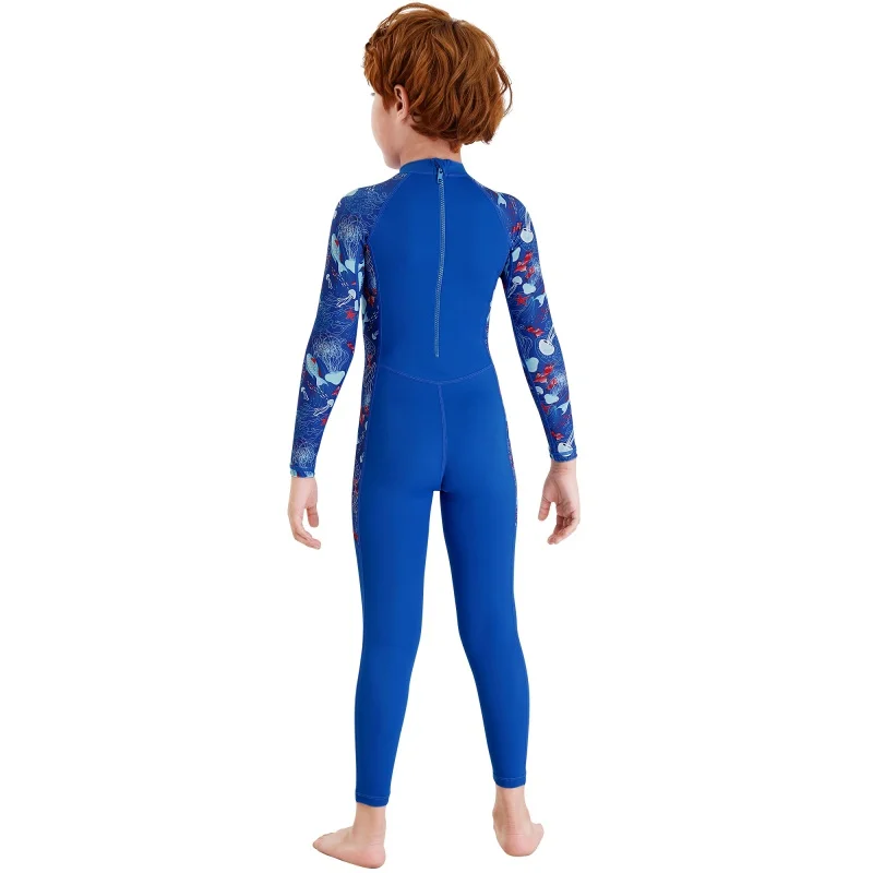 Kids Diving Suit Neoprenes Wetsuit Children For Keep One-piece Warm Long Sleeves UV Protection Swimwear | Спорт и развлечения
