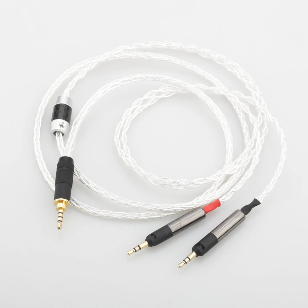

Free shipping Audiocrast HC024 2.5mm TRRS Balanced 8 Cores Silver Plated Headphone Cable for ATH-R70X