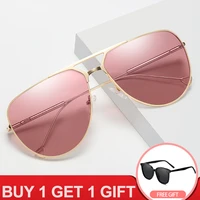 classic pilot sunglasses for women polarized uv400 mirror fashion shopping glasses girls outdoor travel shades with box