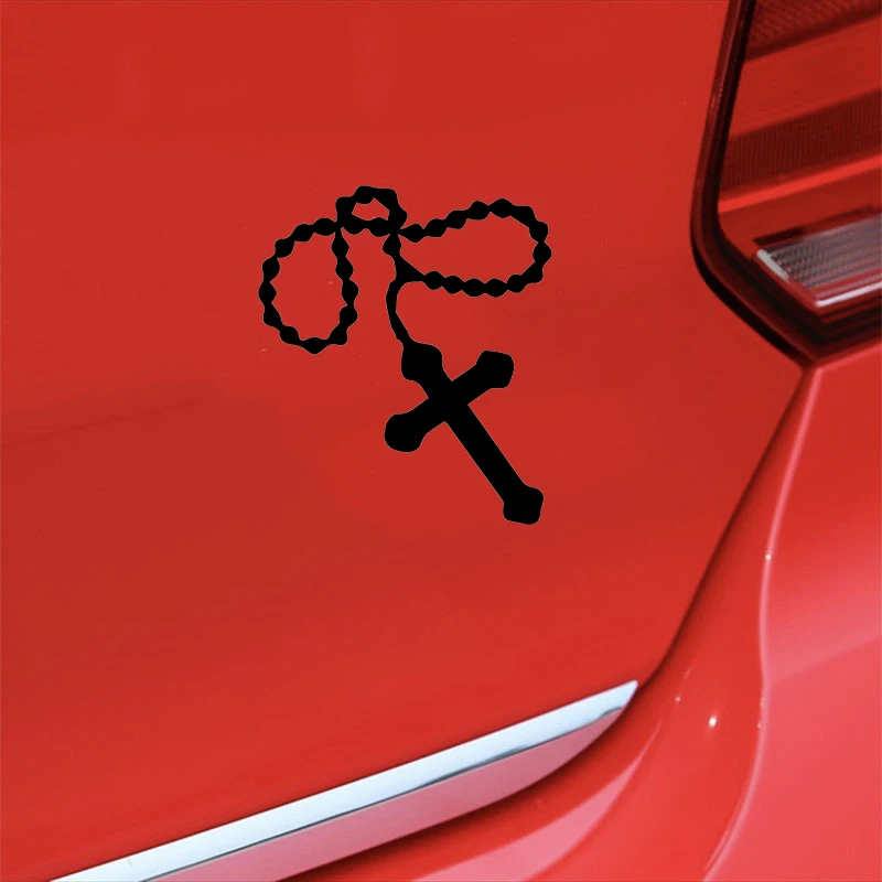 Стильный автомобиль Devout Faith жемчужное ожерелье четки Святой Бог Иисус забавная