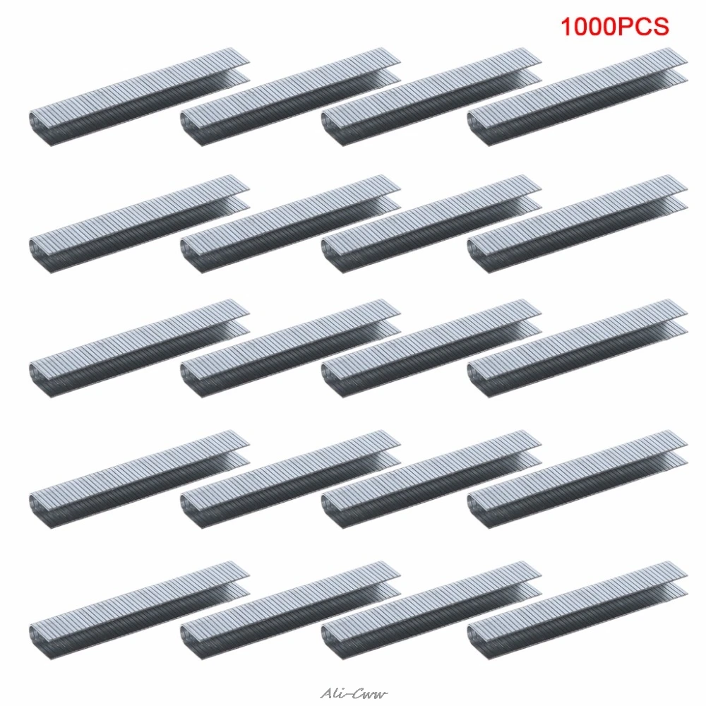 

2018 1000 Pcs U/ Door /T Shaped Staples 10.1x2mm Nails For Staple Gun Stapler