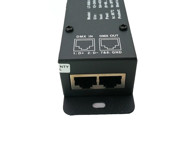 LTECH Новый светодиодный DMX декодер 5A * 4CH DC 12V-24V 4 канала 20A выходной контроллер постоянного напряжения DMX512 ведомый (art.: 7a65e2a80) - 7a65e2a80