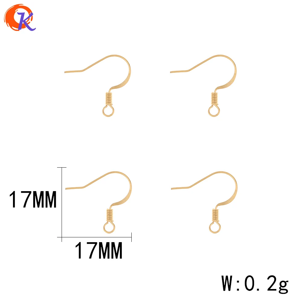 

Cordial Design 200Pcs Jewelry Accessories/Hand Made/Earrings Stud/Genuine Gold Plating/Earring Findings/DIY Making/Earring Hooks