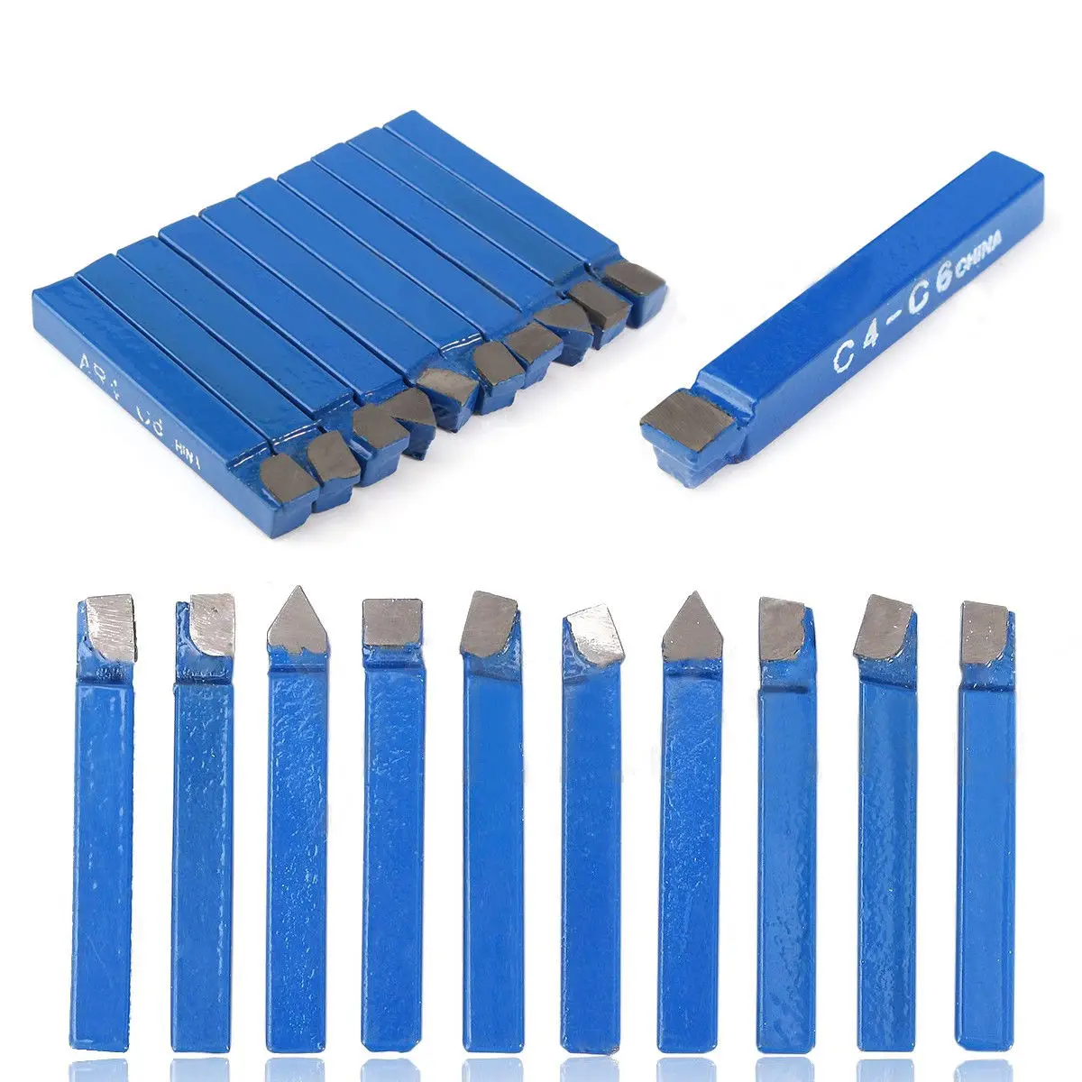 

Metal Tools Tip Carbide Cutting 1/4\\\" C4-C6 Tipped Cutter C6 Bit Set C-6 AR4-C6 BR4-C6 Latest