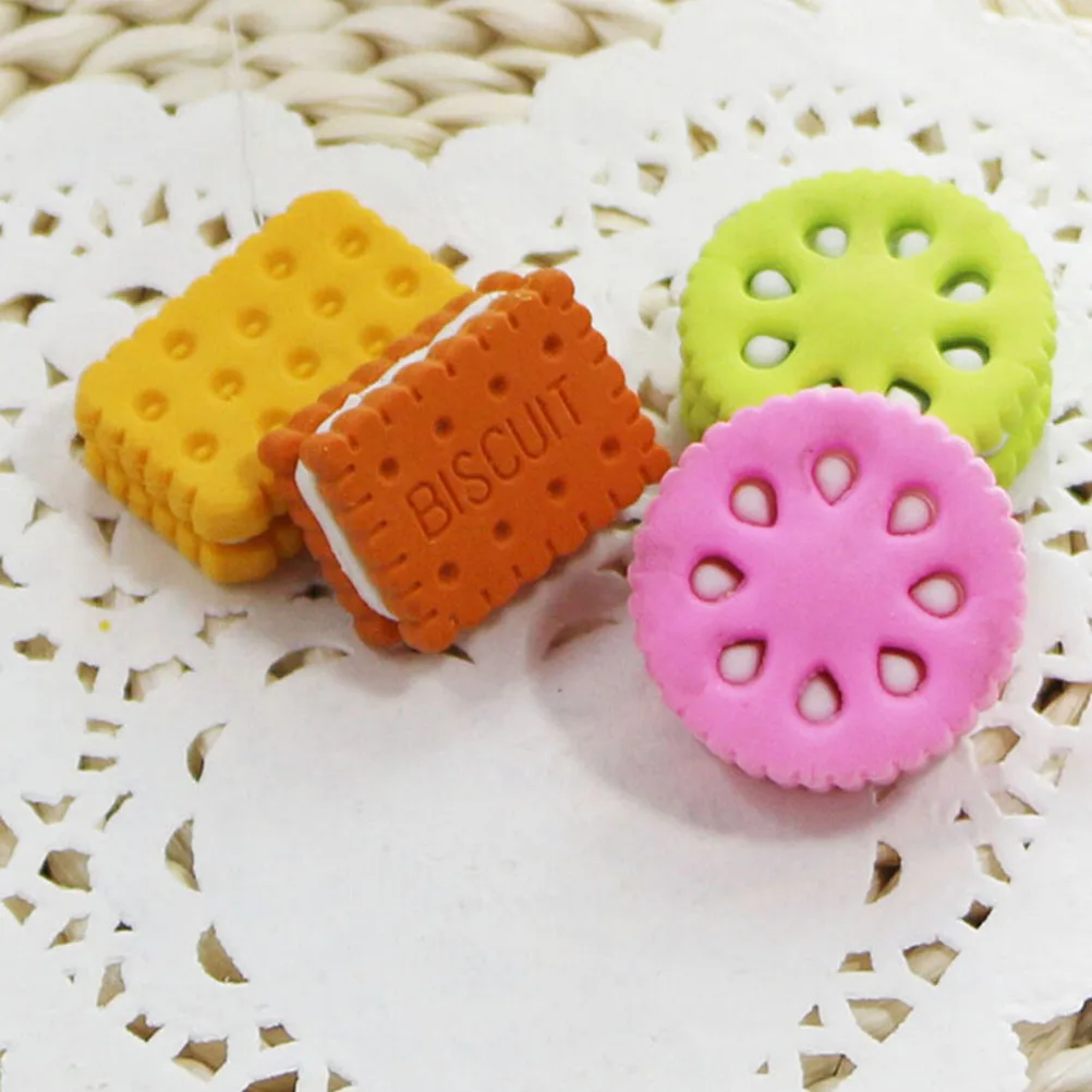 1 шт Новинка Еда ластик милый резиновый крем пончик печенья вечерние сумка