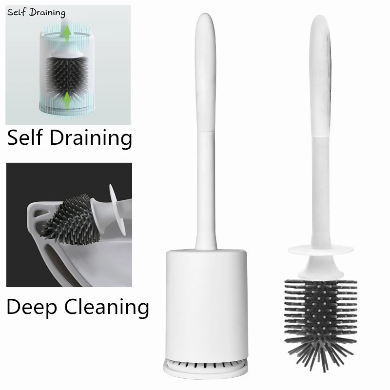 1 шт. усовершенствованная Щетка Для Чистки унитаза настенная основа легко